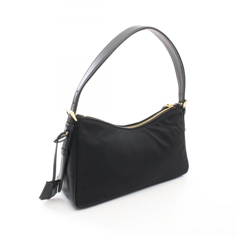 Prada TESSUTO VITELLO Shoulder Bag Black